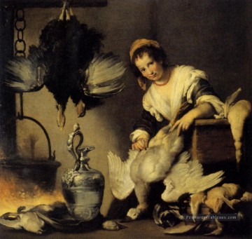 Le Cook italien Baroque Bernardo Strozzi Peinture à l'huile